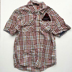 Just a Cheap Shirt Button Plaid ( L )